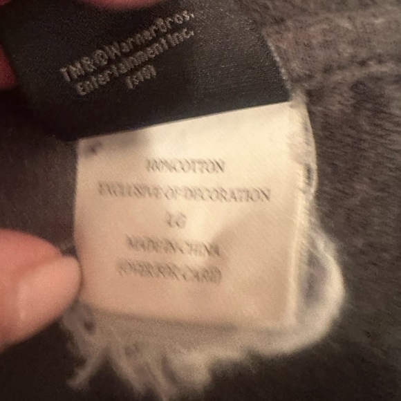 Harry Potter Gryffindor V-Neck Sweatshirt Hoodie Wizard Warner Bros. Movie Sz L - Picture 8 of 8